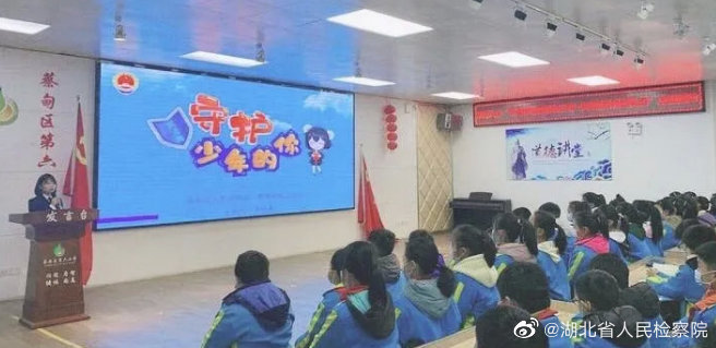 武汉蔡甸：开展法治进校园活动